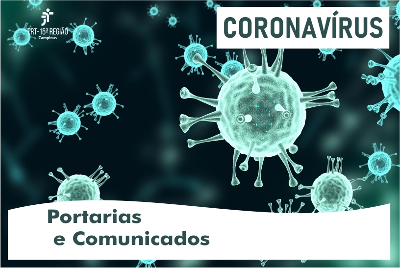 Portarias e comunicados Coronavírus