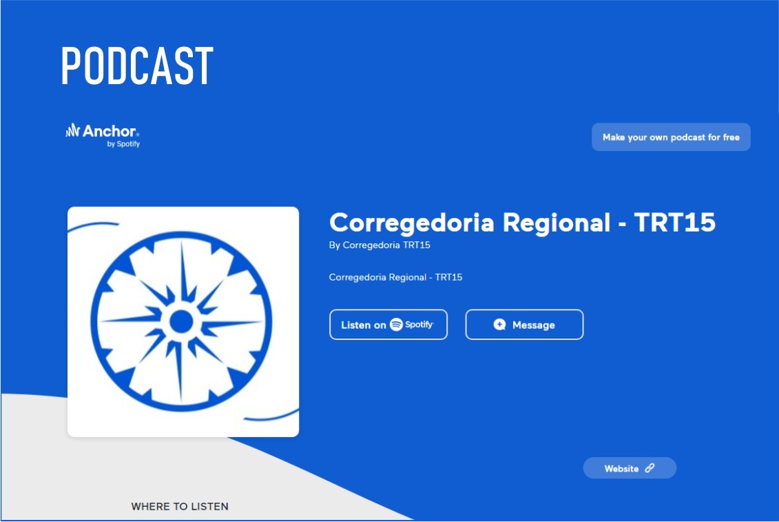 Corregedoria lança programa de áudio para comunicação direta com juízes e servidores