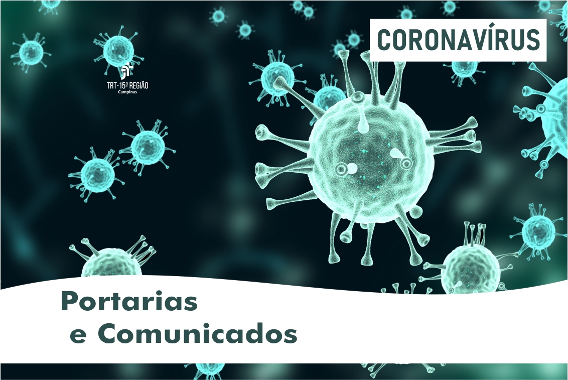 Portarias e comunicados Coronavírus