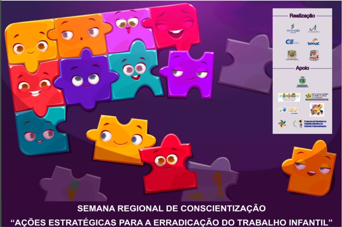 Semana de Conscientização contra o Trabalho Infantil percorre cinco municípios do Vale do Paraíba