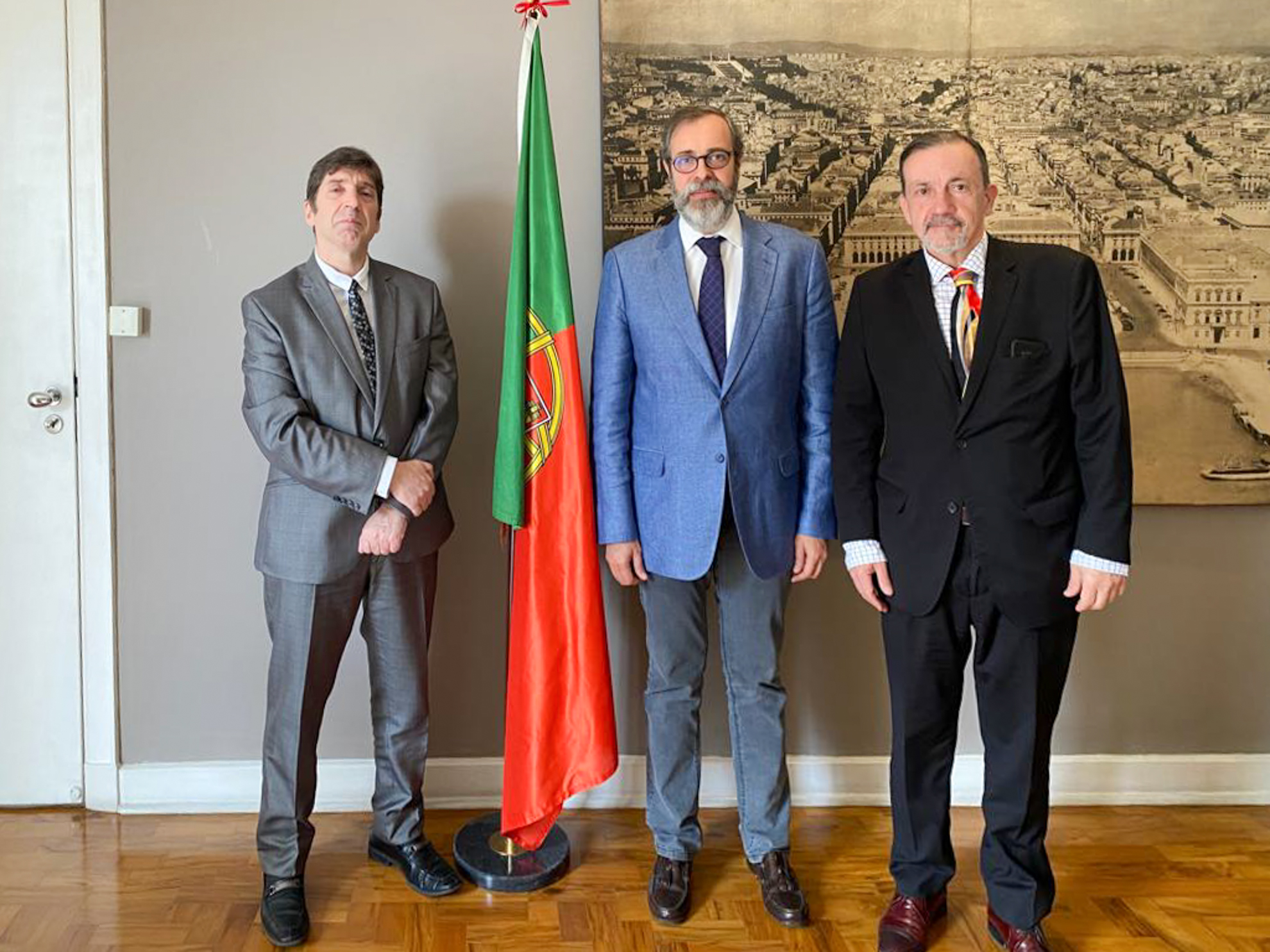 Vice-presidente judicial do TRT-15 visita Consulado de Portugal