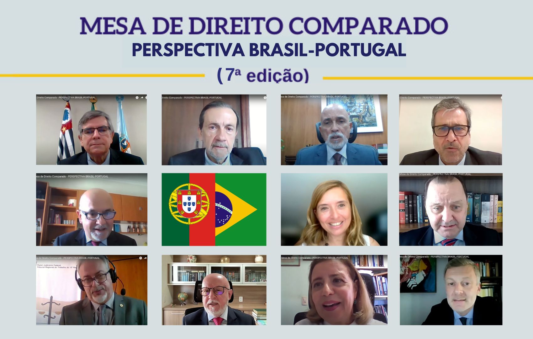 VPJ promove nova edição da Mesa de Direito Comparado com juristas brasileiros e portugueses 