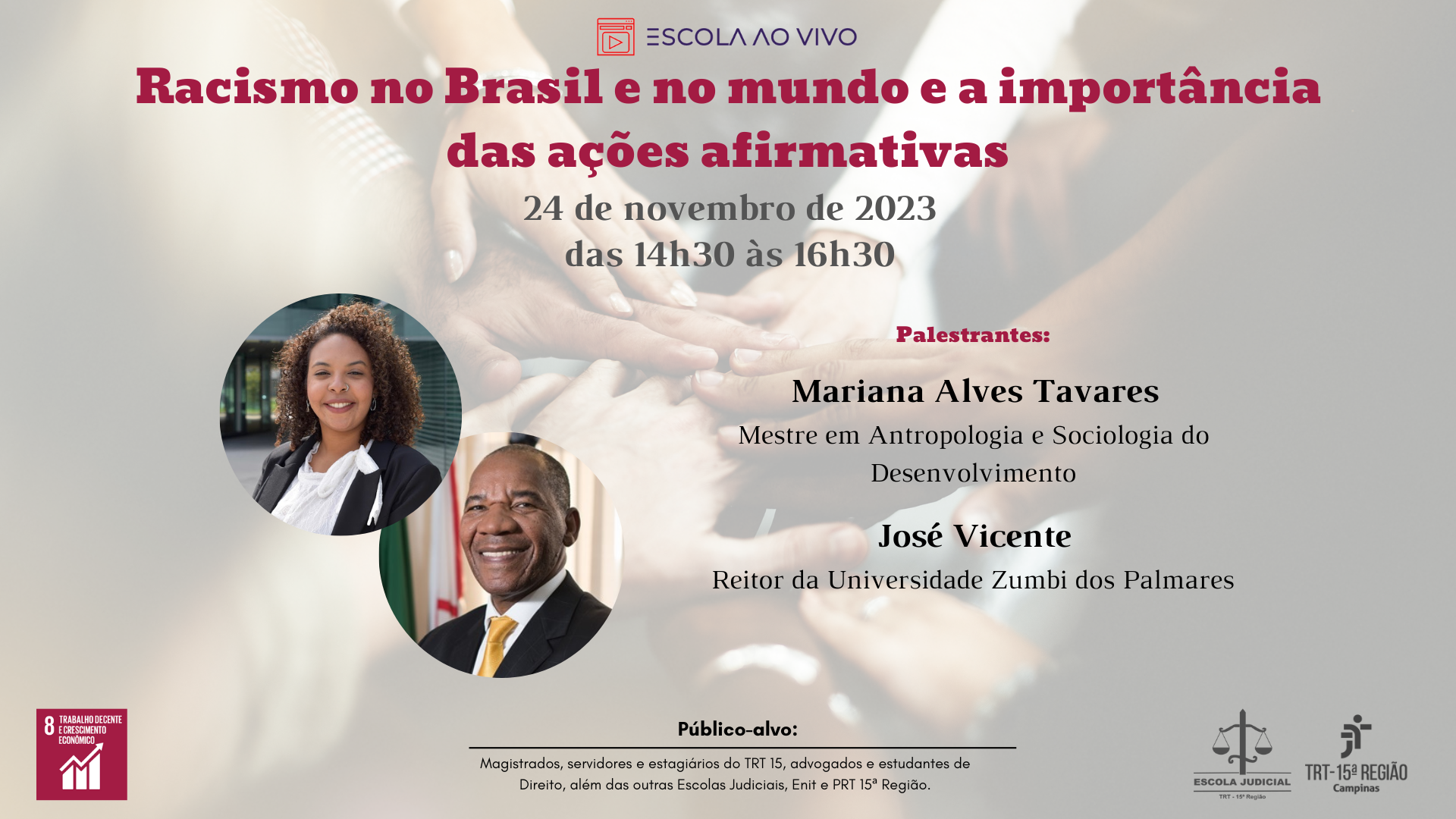 Programa Escola ao Vivo debate racismo no Brasil