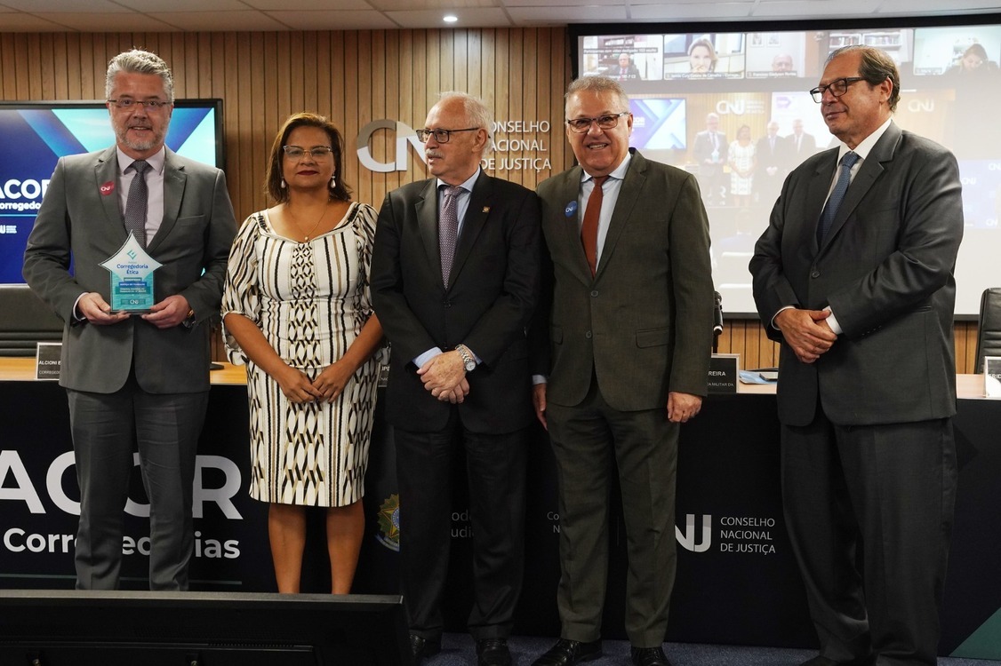 Corregedoria Regional do TRT-15 recebe o Prêmio Corregedoria Ética do CNJ