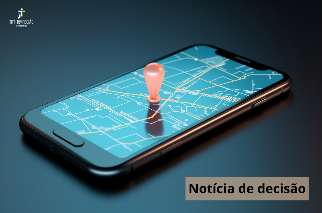dispositivo de smartphone 3D com mapa na tela e tecnologia GPS
