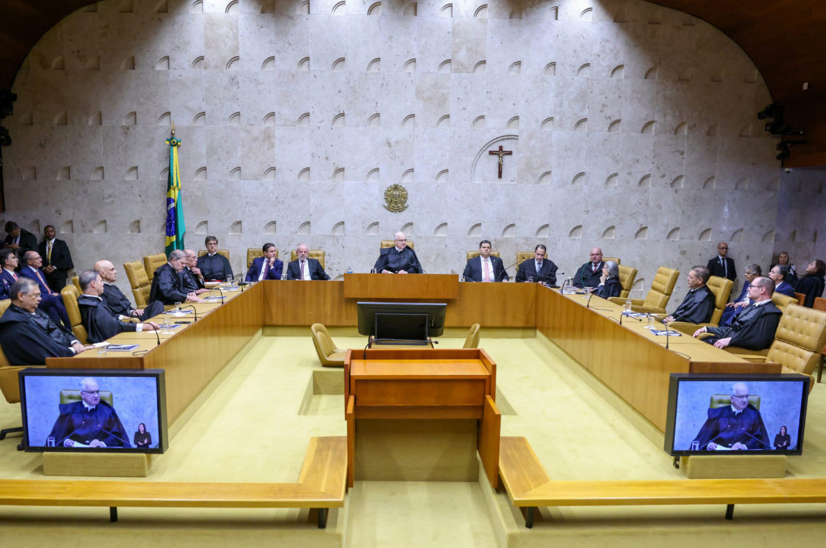 foto geral do plenário do STF na Abertura do Ano Judiciário