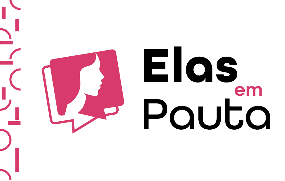 banner da campanha "Elas em pauta"