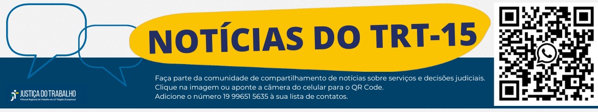 Comunidade TRT-15 - Whatsapp