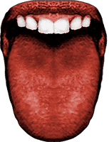 Mouth Open Cartoon Style