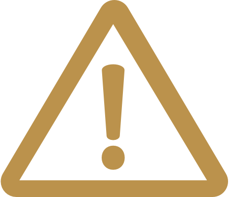 Caution signs. Symbols danger and warning sign