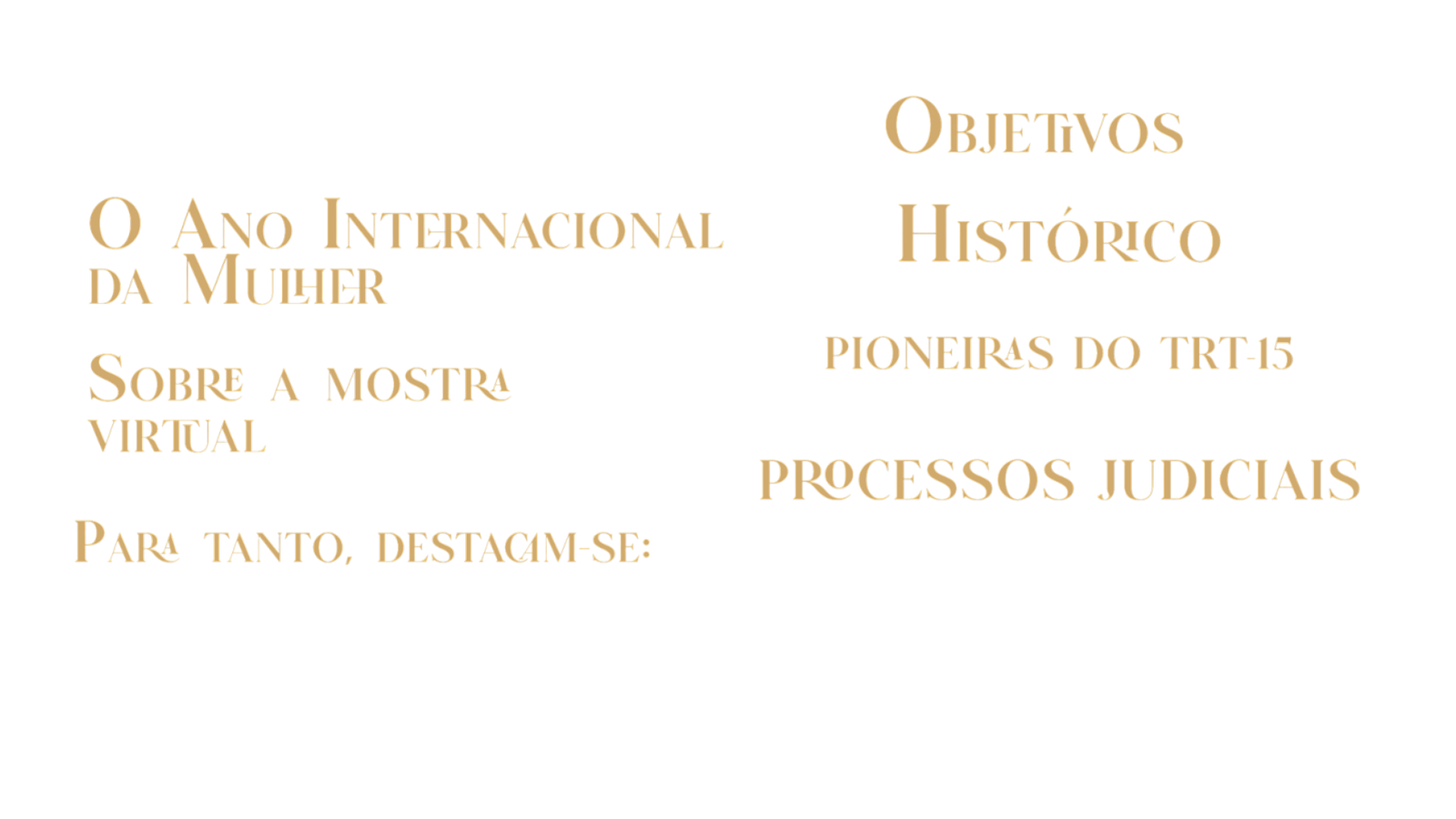 O Ano Internacional da Mulher