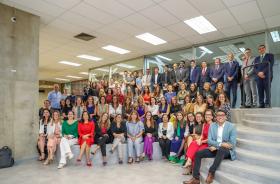 #ParaTodosVerem: participantes do seminário posam para foto no auditório do Co.Labora15