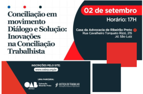 quadro com grafismos em preto, vermelho e branco com informações sobre a programação