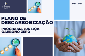 capa do plano de descarbonização do TRT-15
