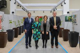 #ParaTodosVerem: quatro pessoas posam para foto no Espaço Cultural do trt15
