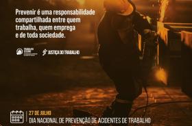 imagem de um trabalhador em ação com identidade visual do programa nacional do trabalho seguro