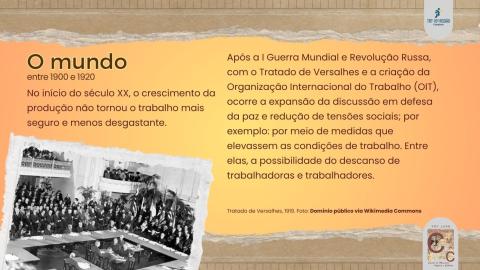 A partir da década de 1920, as férias constaram nas pautas de organizações internacionais, como a Organização Internacional do Trabalho (OIT).