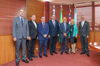 Presidente do TRT-15 se reúne com os parlamentares Vitor Lippi e Paulo Freire