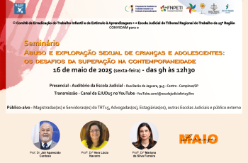 banner com o detalhamento da programação