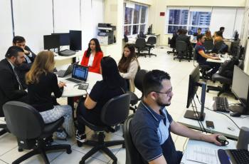 audiências de conciliação no Cejusc de 1º Grau de Campinas