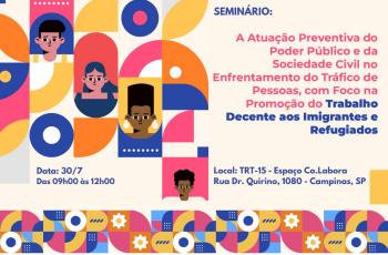 Banner explicativo do evento.