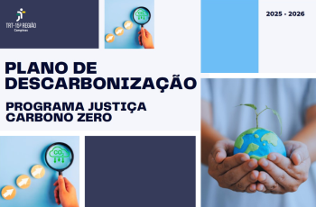 capa do plano de descarbonização do TRT-15