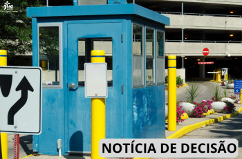 imagem de uma guarita de estacionamento